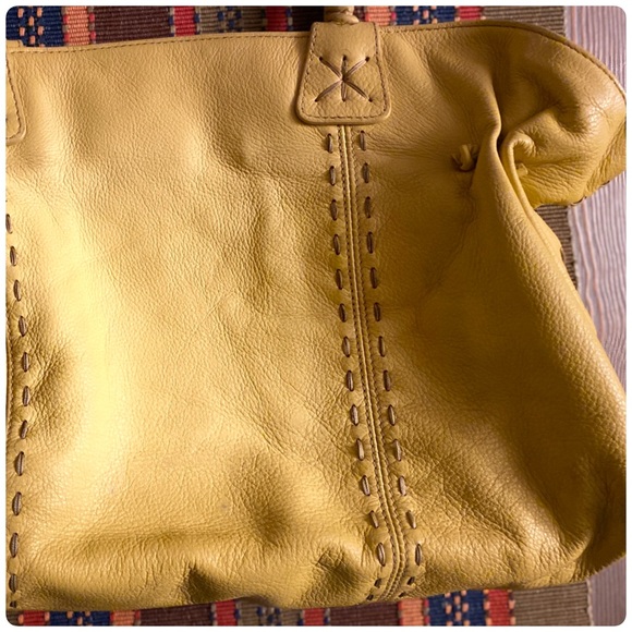 Carlos Falchi - Fatto A Mano Authentic Leather Handbag in Butternut Squa… - Picture 8 of 15